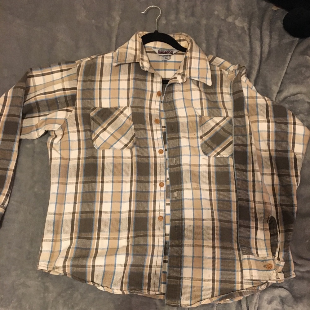 Brandy Melville Vintage Plaid flannel - Picture 2 of 3